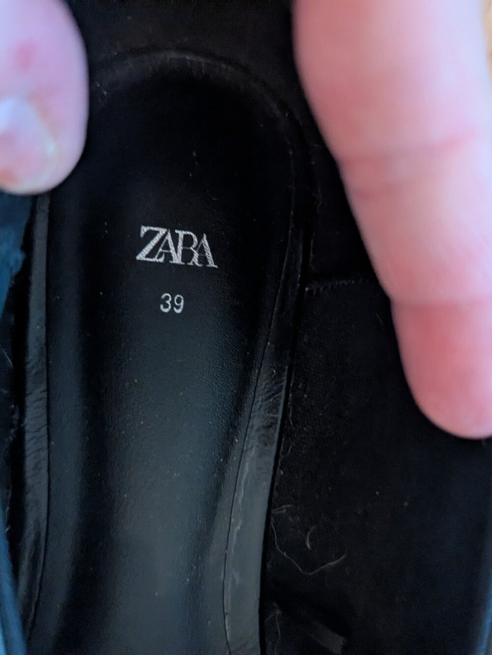 Zara Mirrored Leather Mary Jane Flat - Picture 7 of 7